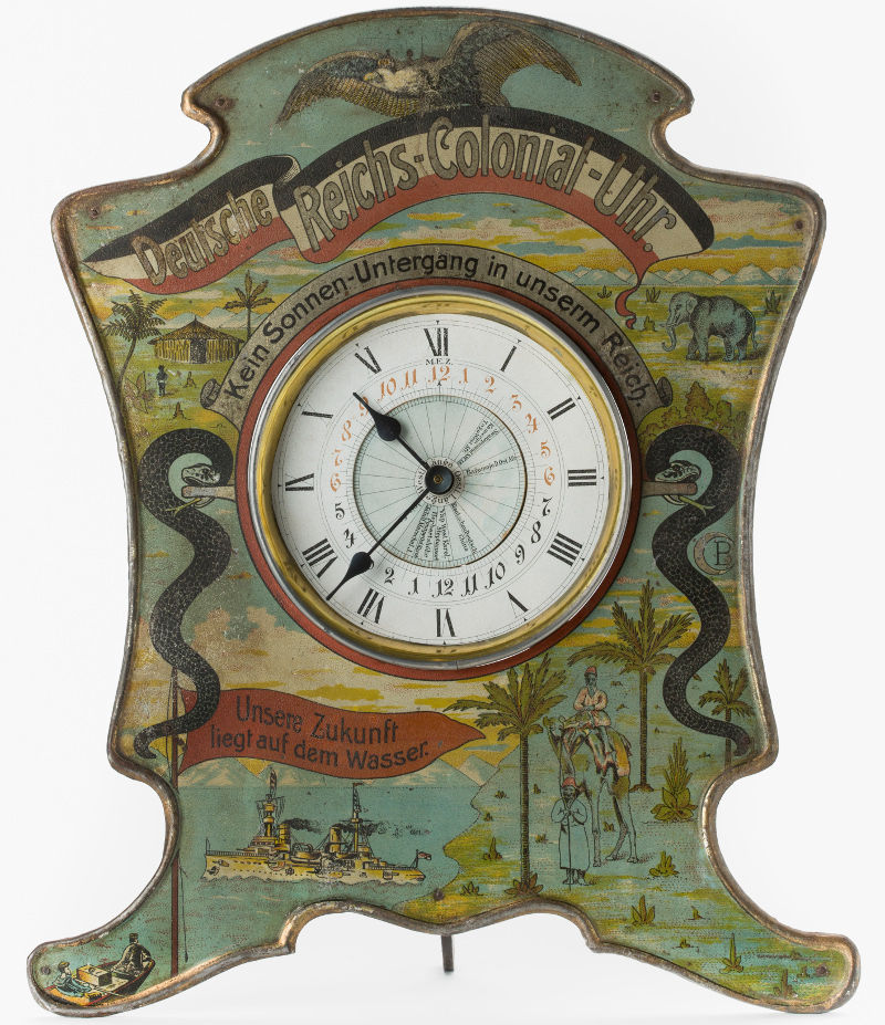 German colonial clock. Photo: Deutsches Historische Museum.