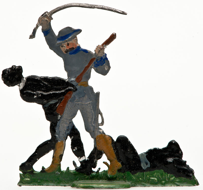 Pewter figure showing a German soldier. Photo: Deutsches Historische Museum.